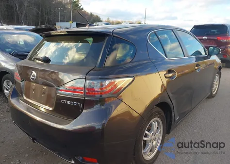 2012 Lexus Ct 200H Premium из США, поврежденный, VIN JTHKD5BH7C2102903